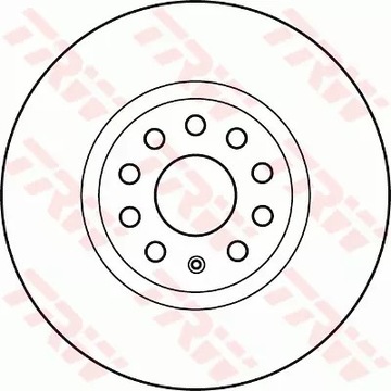 ПЕРЕДНИЕ ДИСКИ+колодки TRW VW PASSAT B8 312MM