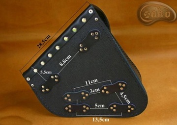 Седельная сумка для Harley Davidson Softail - S635 - SAKO