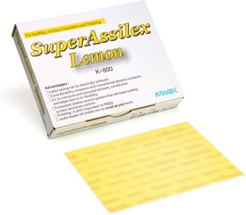 KOVAX SUPER ASSILEX LEMON P800 RZEP 130x170mm