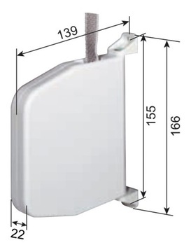 Комплект 3в1 для рулонных штор, втягивающее устройство + 5 м ленты + люверс