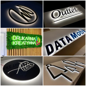 Светодиодные рекламные буквы! Логотип компании ILLUMINATED LIGHT BOX реклама