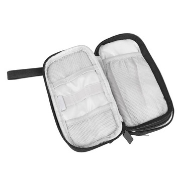 черная сумка для хранения цифровых вещей с сумкой для наушников,