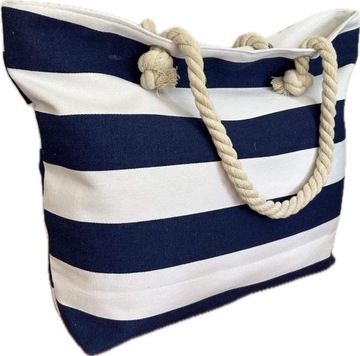 ПЛЯЖНАЯ СУМКА ДЛЯ ПЛЯЖНЫХ ПОКУПОК, ПИКНИКА, БОЛЬШАЯ ХЛОПКОВАЯ СУМКА XL