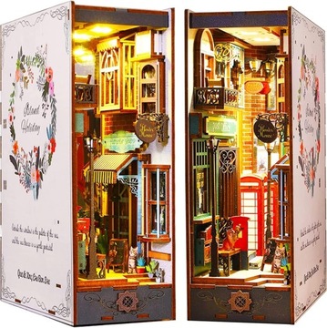 Podpórki do książek 3D puzzle Drewniane