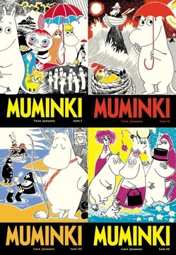 PAKIET Muminki t. 1-4 Jansson Tove KOMIKSY