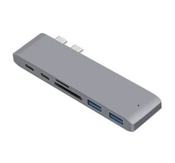 Адаптер HUB 7in1 USB-C HDMI 4K SD Macbook Pro / Air