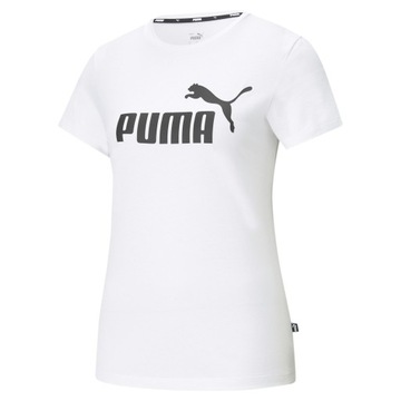 t-shirt damski puma sportowy koszulka bawełniana z nadrukiem r m