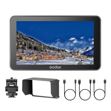 Godox GM6S 5,5-дюймовый HDMI-монитор 4K с высокой яркостью