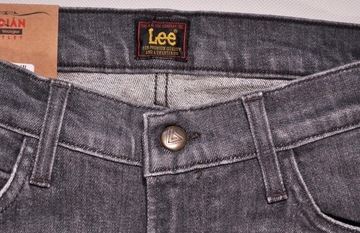 LEE spodnie GREY slim jeans RIDER _ W28 L30