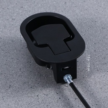 Замена ручки черного мебельного кресла