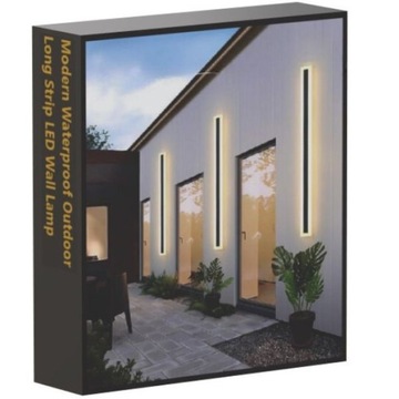 Minimalistyczna lampa elewacyjna Led 150cm 35W 230V Biały ciepły Outlet