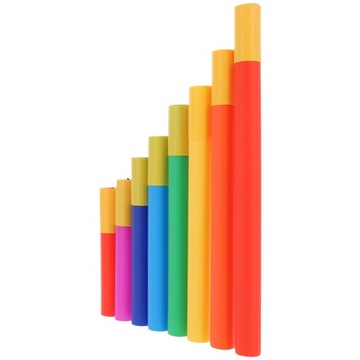 Бум-трубки диатонические трубки цветные трубки Gama Set Kera Audio TUBE-8/Z