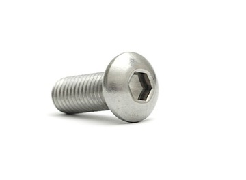 ISO 7380 A2 M5X20 ŚRUBA KULISTA IMBUS NIERDZEWNA GRZYBEK INOX KPL (10)