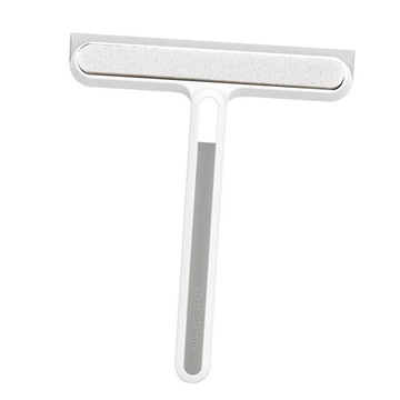 Щетка для мытья окон с ручкой, переносная, прочная, для мытья окон, белая