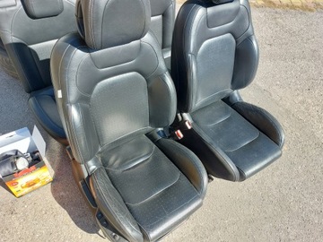 Кожаные многоместные сиденья Citroen C4 II B7, ремни VAN