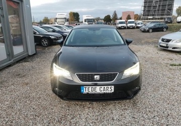 Seat Leon III Hatchback Facelifting 1.6 TDI 115KM 2017 Seat Leon Niski przebieg, LED, Polskory, NAVI, Android AUTO, 1.6 Diesel, zdjęcie 7