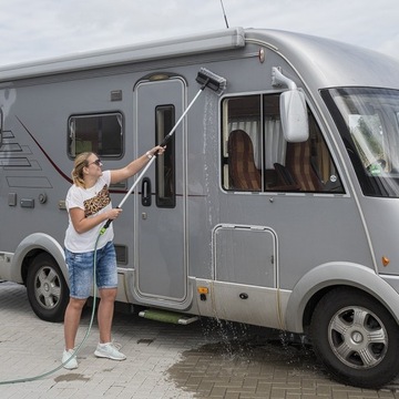 МАШИННАЯ ЩЕТКА телескопическая для садового шланга ProPlus