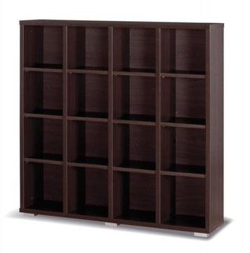 Regał otwarty z półkami 100 cm kasztan wenge X21