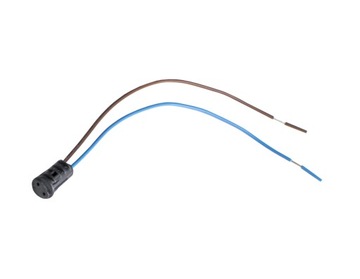 Gniazdo oprawka wtyk G4 CZARNY 12V przewód 15cm