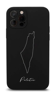 CASE OBUDOWA ETUI PLECKI CZARNE PALESTYNA IPHONE 13 PRO MAX