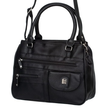 Charm & Shape torebka skóra ekologiczna czarny