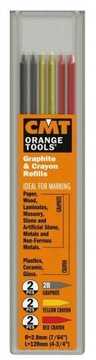 Wkłady kolorowe do ołówka stolarskiego PCL-3C CMT