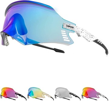OKULARY ROWEROWE MĘŻCZYŹNI KOBIET WIATROSZCZELNE OKULARY PRZECIWSŁONECZNE MTB