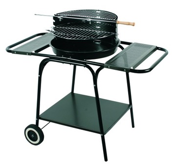 Grill Ogrodowy Półki Kółka Szpikulec | 46,5 x 84cm