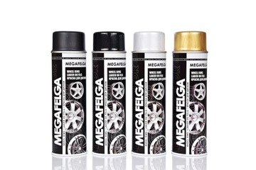 Deco Color MEGAFELGA Lakier do felg CZARNY POŁYSK
