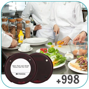 Ресторанный пейджер Retekess TD163, пейджинговая система, 20 пейджеров, 400M