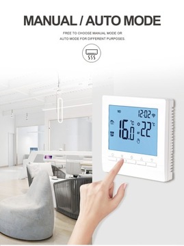 Комнатный термостат с ЖК-дисплеем и WIFI, 16 А, замок от детей