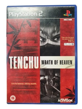 TENCHU WRATH OF HEAVEN PS2 3xANG KOMPLET