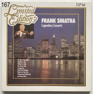 ФРЭНК СИНАТРА Legendary Concerts 3LP LIMITED идеально