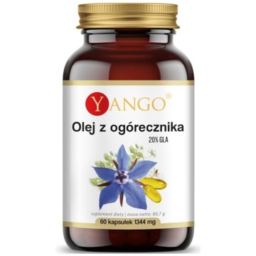 Yango Olej z ogórecznika lekarskiego kapsułki Olej z nasion ogórecznika