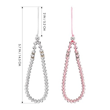 Белый ремешок на руку с подвеской.