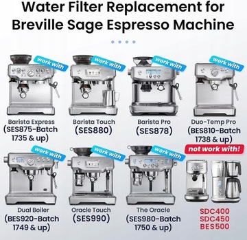 Фильтр для воды в упаковке из 4 штук для кофемашины Sage —
