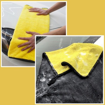 ПУШИСТОЕ ПОЛОТЕНЦЕ ДЛЯ СУШКИ АВТОМОБИЛЯ, ВПЛОТИВАЮЩЕЕ И БЕЗОПАСНОЕ, 90х60 см.