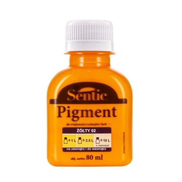 Pigment do farb SENTIC 80ml - ŻÓŁTY D02
