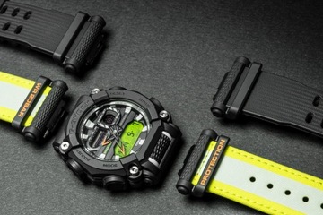 Czarny zegarek męski Casio G-Shock GA-900E + Dodatkowy pasek +GRAWER