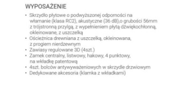 ПРОТИВОВЗЛОМНЫЕ ДВЕРИ RC2 ACUSTICO I 56 ММ
