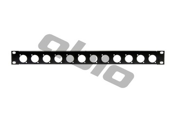 Aluminiowy panel rack ABLO AG-12AL typ D XLR 1U 19
