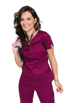 Bluza medyczna SpaWear jagoda XS