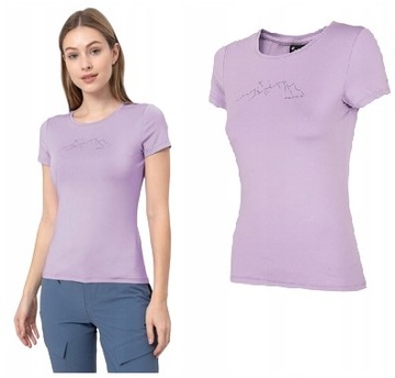 4F TREKKINGOWA Koszulka ODDYCHAJĄCA TSD016 > S