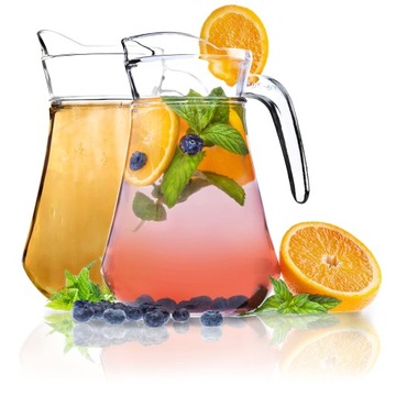 DZBANEK SZKLANY DO WODY SOKU NAPOJÓW 1,4L 2 szt