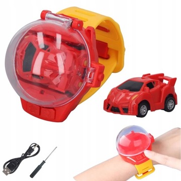 SAMOCHÓD Zdalnie STEROWANY Mini AUTO Pilot ZEGAREK