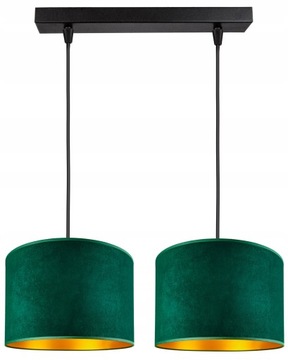 LAMPA WISZĄCA SUFITOWA ŻYRANDOL ABAŻUR WELUR