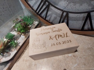 Prezent na Chrzest Święty Komunie Roczek Biblia