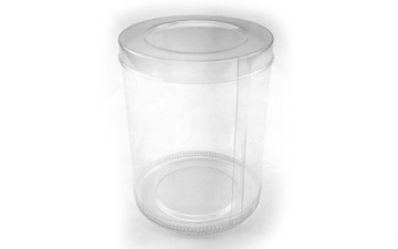 Terrarium Tuba Przezroczysta PVC 19,5 x 25 cm dla Pająków i Modliszek