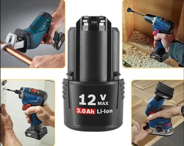 АККУМУЛЯТОР АККУМУЛЯТОР ДЛЯ BOSCH 3 Ач 10,8 В МАКС. 12 В ГСР
