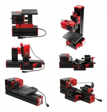 Tokarka do obróbki Mini DIY 6 w 1